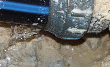 Localización de fuga de agua con geófono en pizarra